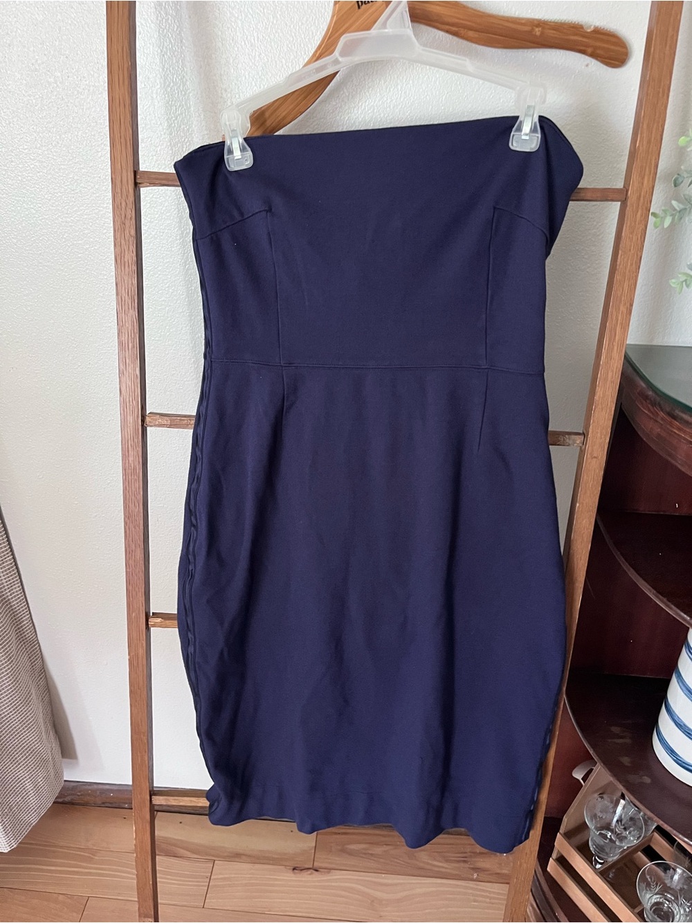 Gap Strapless Navy Blue Dress